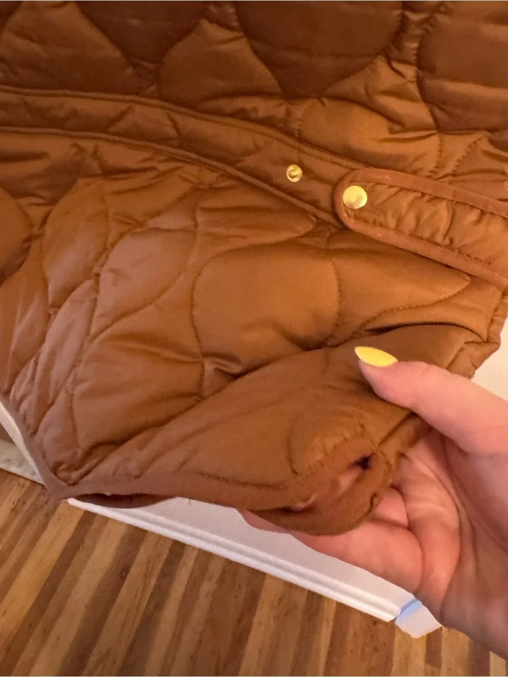 J.Crew Brown Quilted Vest